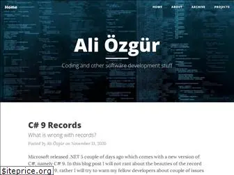 aliozgur.net