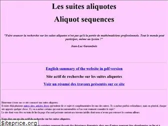 aliquotes.com