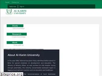 alkarimuniversity.edu.in