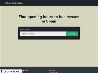 all-opening-hours.es