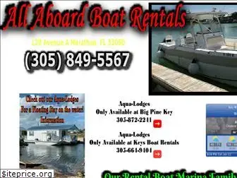 allaboardboatrentals.com