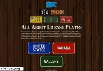 allaboutlicenseplates.com