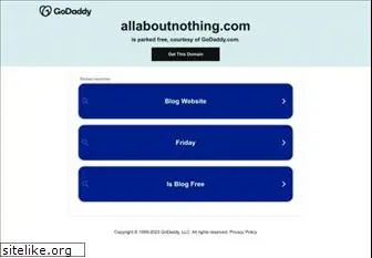 allaboutnothing.com