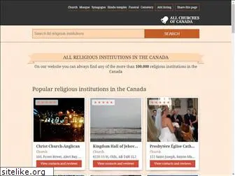 allcanadachurches.com