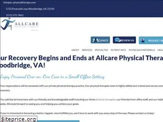 allcare-physicaltherapy.com