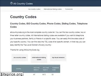 allcountrycodes.org