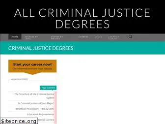 allcriminaljusticedegrees.com