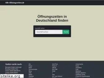 alle-offnungszeiten.de