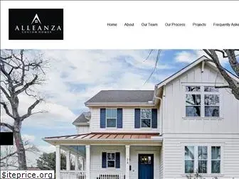 alleanzacustomhomes.com