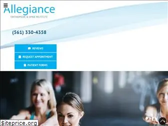 allegianceorthopedic.com