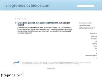 allegromusicstudios.com