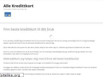 www.allekredittkort.org