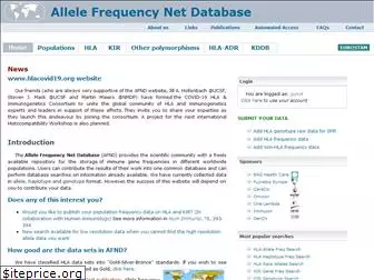 allelefrequencies.net