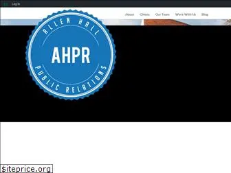 allenhallpr.com