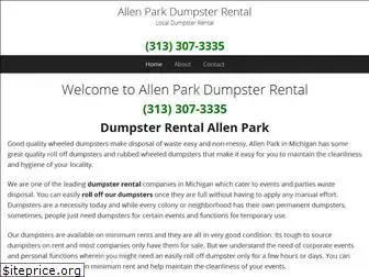 allenparkdumpsterrental.com