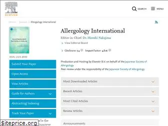 allergologyinternational.com