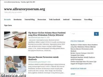 alleureeyeserum.org