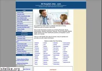 allhospitaljobs.com