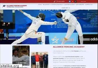 alliance-fencing-academy.com