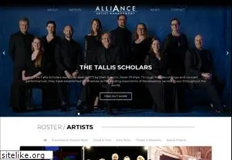 allianceartistmanagement.com