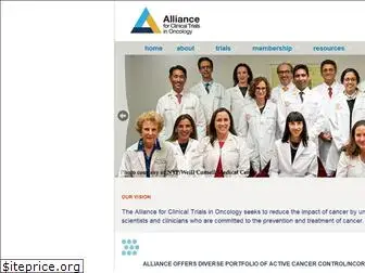 allianceforclinicaltrialsinoncology.org