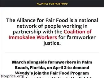 allianceforfairfood.org