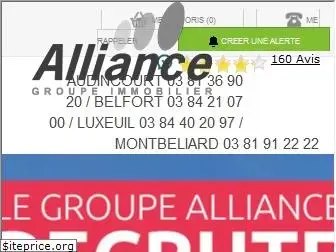 allianceimmobilier.fr
