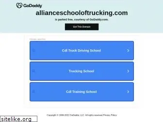 allianceschooloftrucking.com