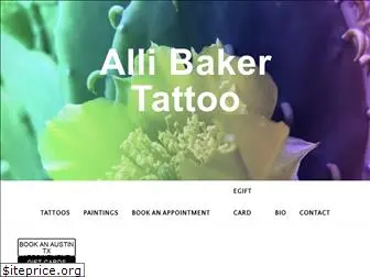 allibakertattoo.com