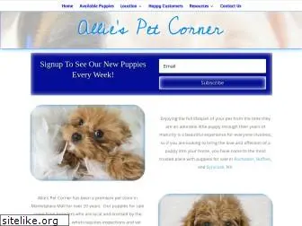 alliespetcorner.com