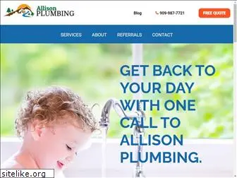 allisonplumbing.com