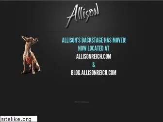 allisonsbackstage.com