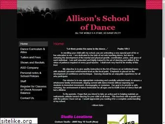 allisonsschoolofdance.com