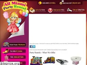 allmiamipartyrental.com