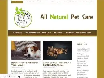 allnaturalpetcare.com