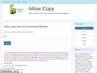 allowcopy.com