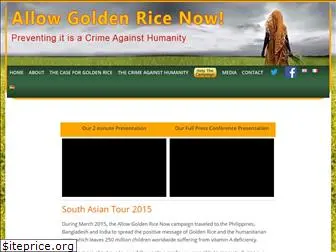 allowgoldenricenow.org