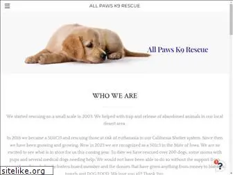 allpawsk9rescue.org