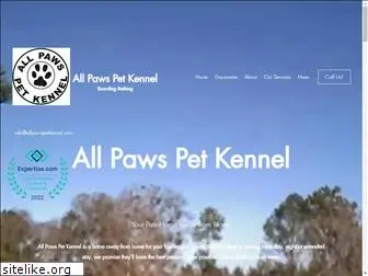 allpawspetkennel.com