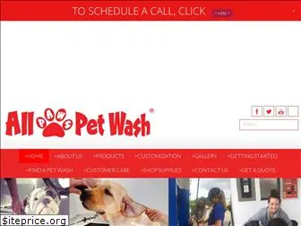 allpawspetwash.com