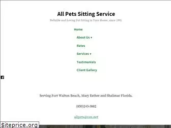 allpetssittingservice.com