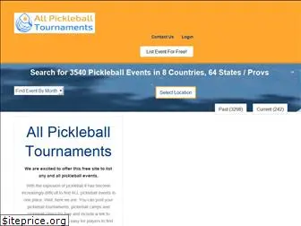 allpickleballtournaments.com