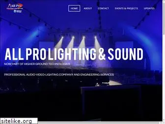 allprolightingandsound.com
