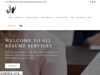 allresumeservices.com