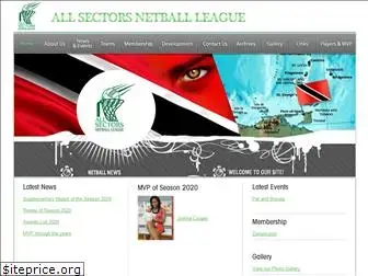 allsectorsnetballleague.com