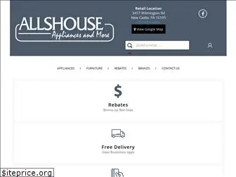 allshouseappliance.com