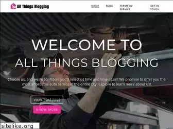 allthingsblogging.com