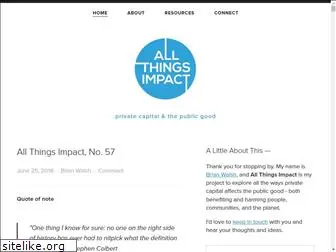 allthingsimpact.com