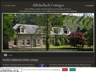 alltshellachcottages.co.uk