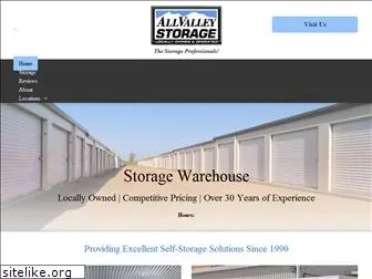 allvalleystorage.com